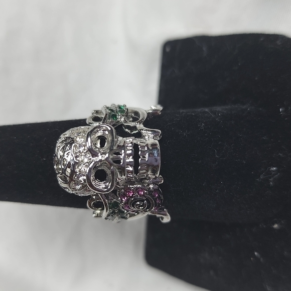 NWOT  STERLING SILVER SKULL RING - Picture 1 of 4